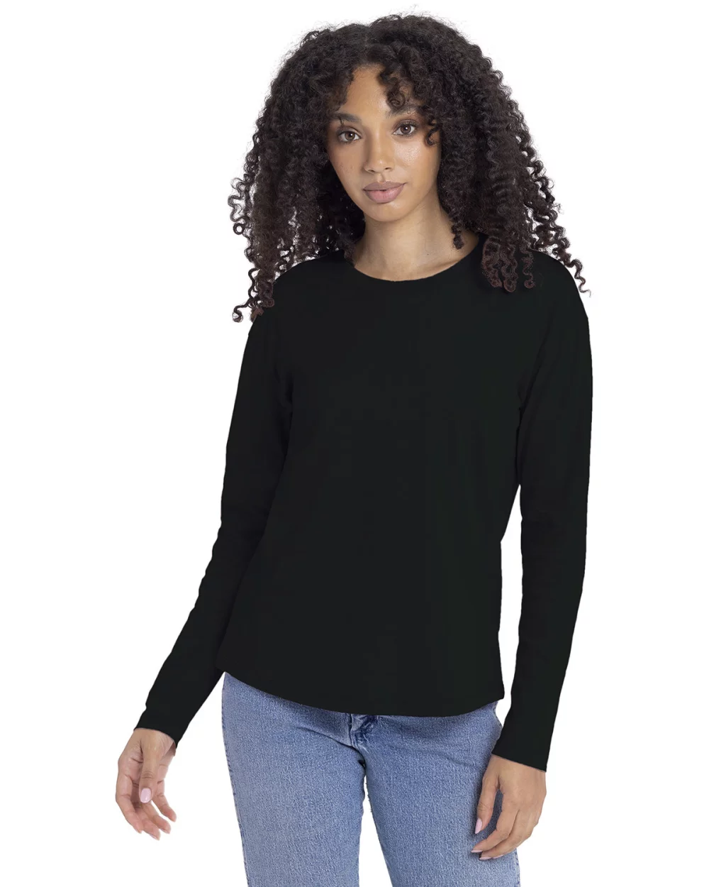 T-shirt à manches longues décontracté pour femmes de NEXT LEVEL APPAREL