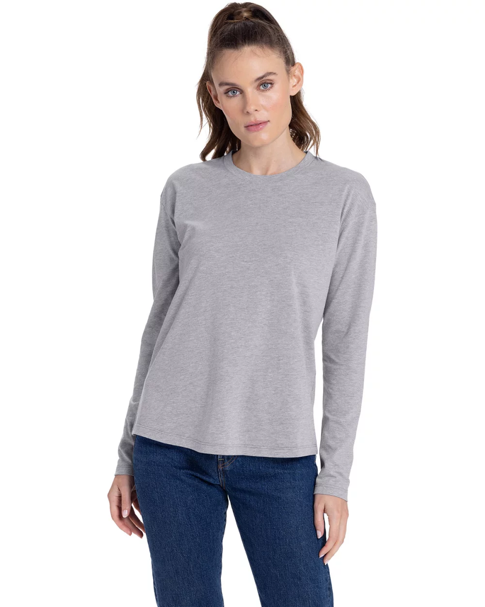 T-shirt à manches longues décontracté pour femmes de NEXT LEVEL APPAREL