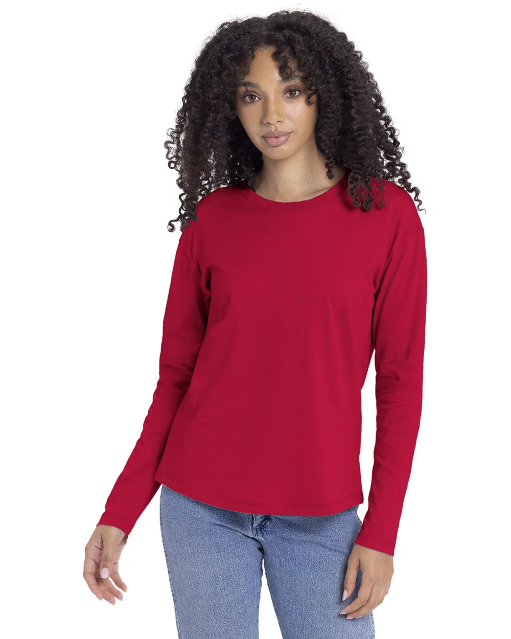 T-shirt à manches longues décontracté pour femmes de NEXT LEVEL APPAREL