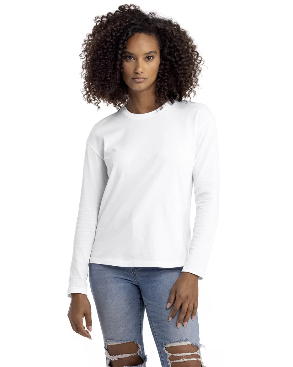 T-shirt à manches longues décontracté pour femmes de NEXT LEVEL APPAREL