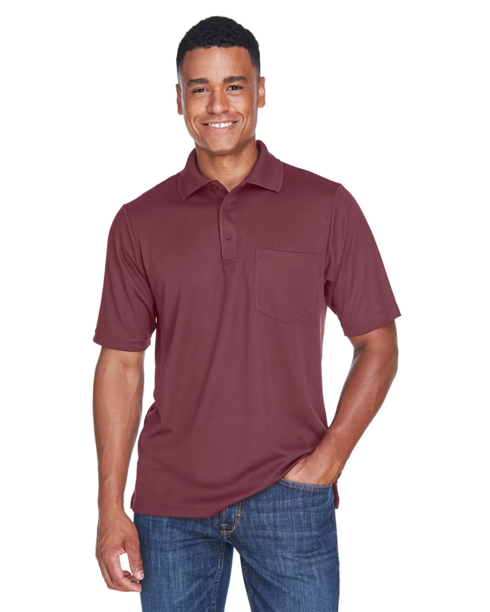 CORE 365 Men's Origin Performance Piqu? Polo with Pocket