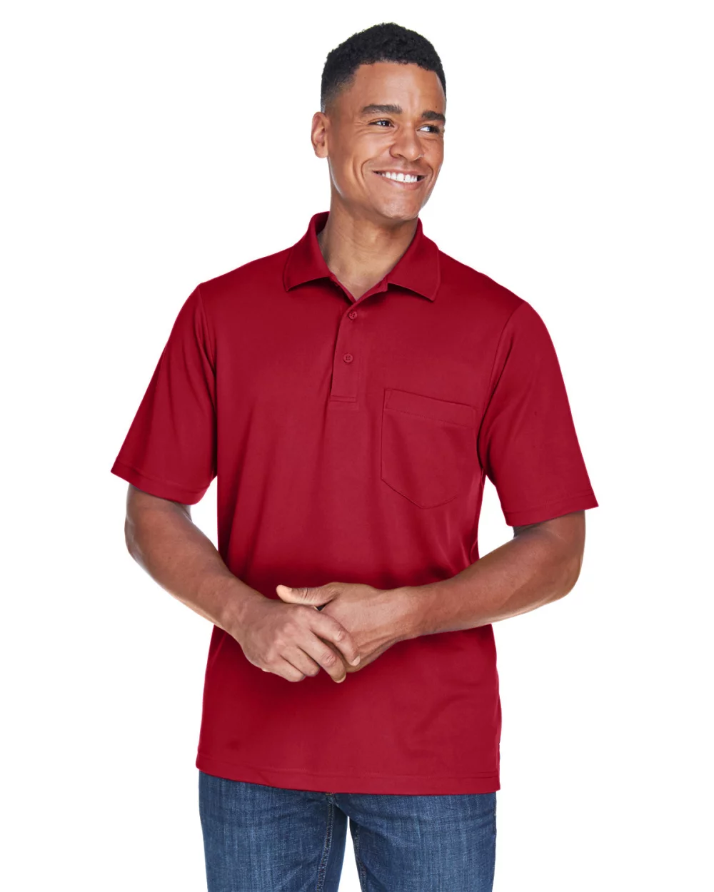 CORE 365 Men's Origin Performance Piqu? Polo with Pocket