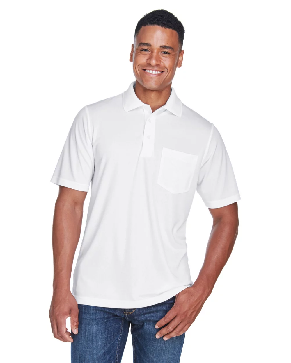 CORE 365 Men's Origin Performance Piqu? Polo with Pocket