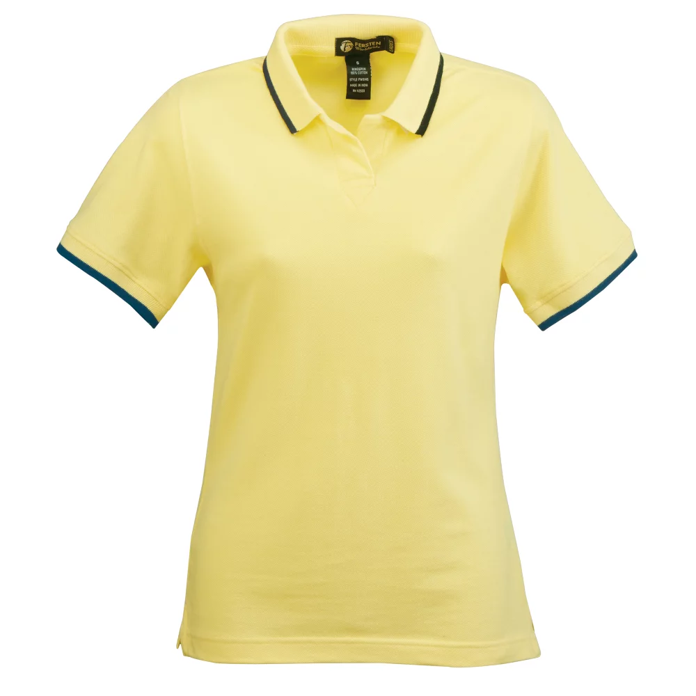 Women's Rimini Polo Shirt w/Contrasting Stripe