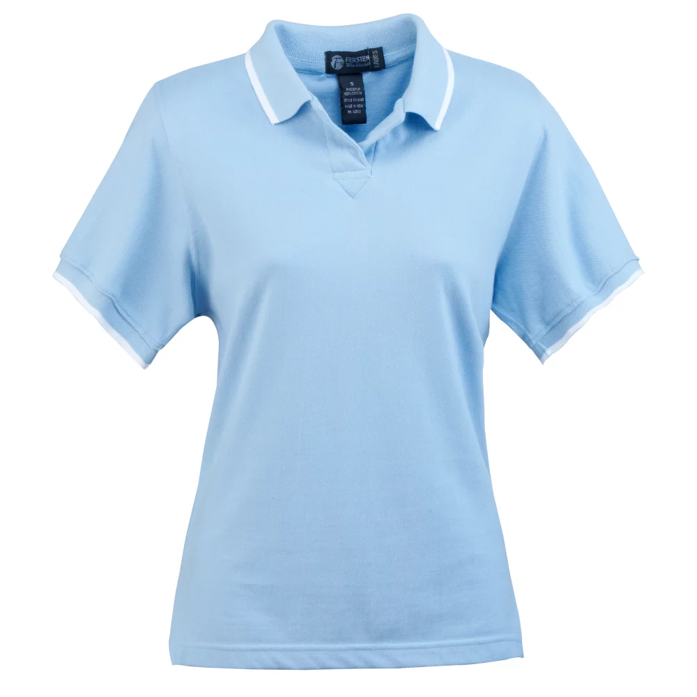 Women's Rimini Polo Shirt w/Contrasting Stripe