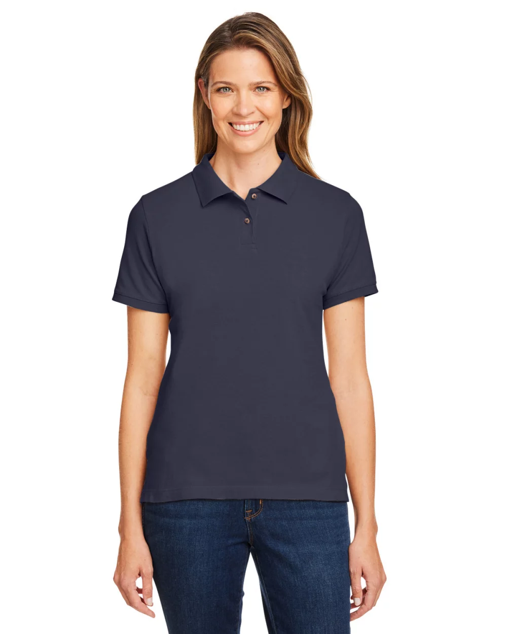 Harriton Ladies' Short-Sleeve Polo