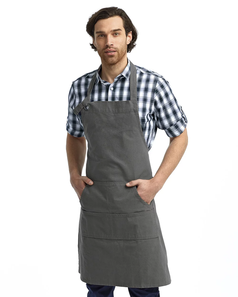 ARTISAN COLLECTION BY REPRIME Unisex "Calibre" Heavy Cotton Canvas Pocket Apron