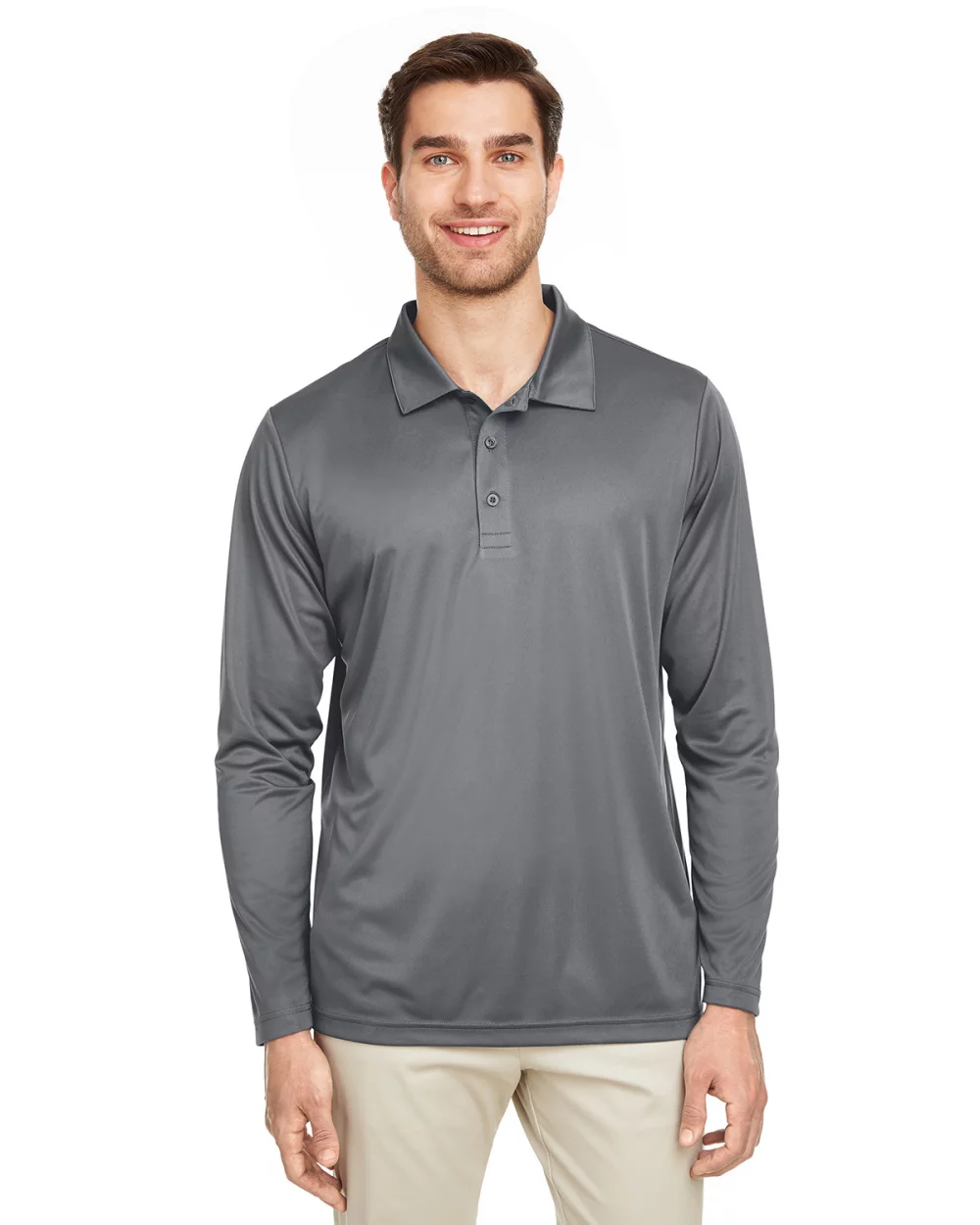 Team 365 Men's Zone Performance Long Sleeve Polo