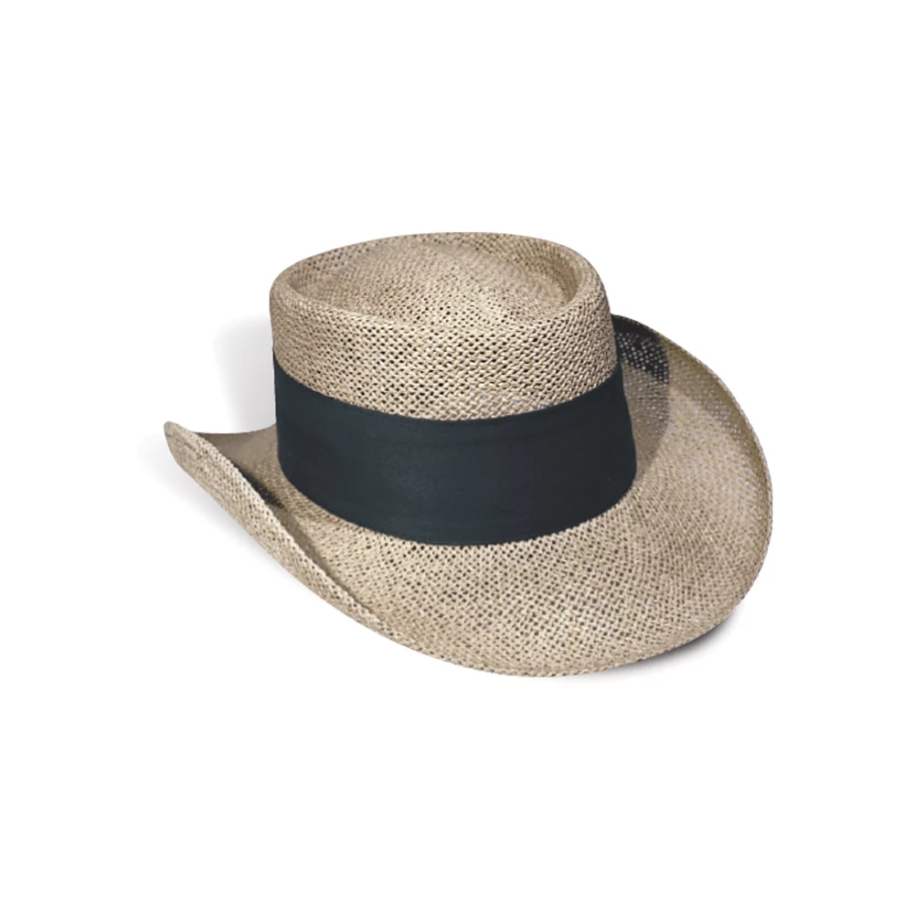 Women's Monte Carlo Gambler Style Straw Hat