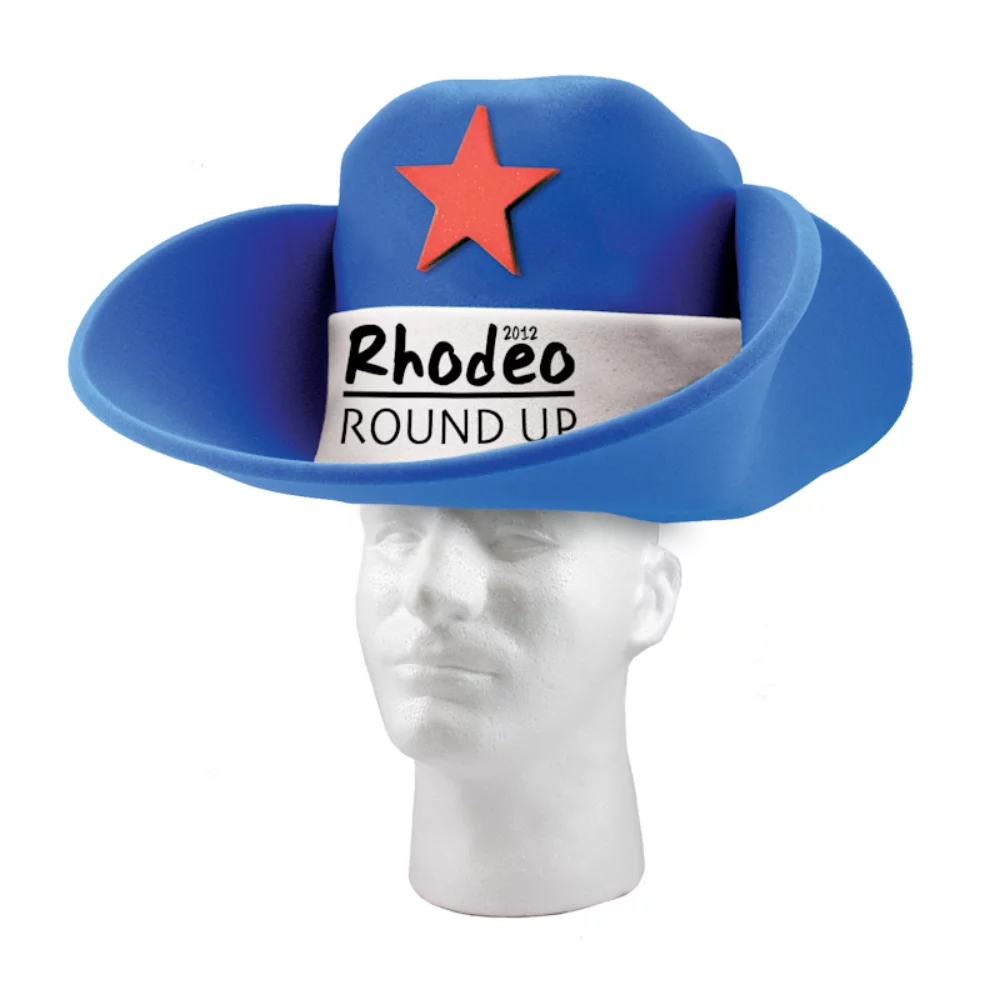 Chapeau de cow-boy en mousse de 50 gallons