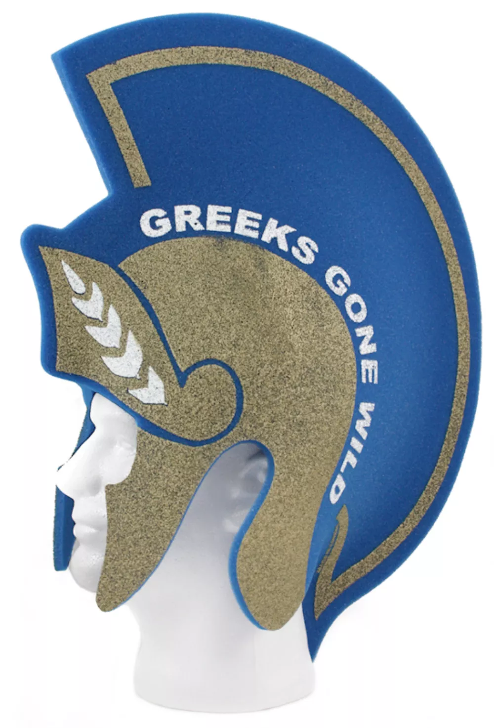 Casque de guerrier en mousse