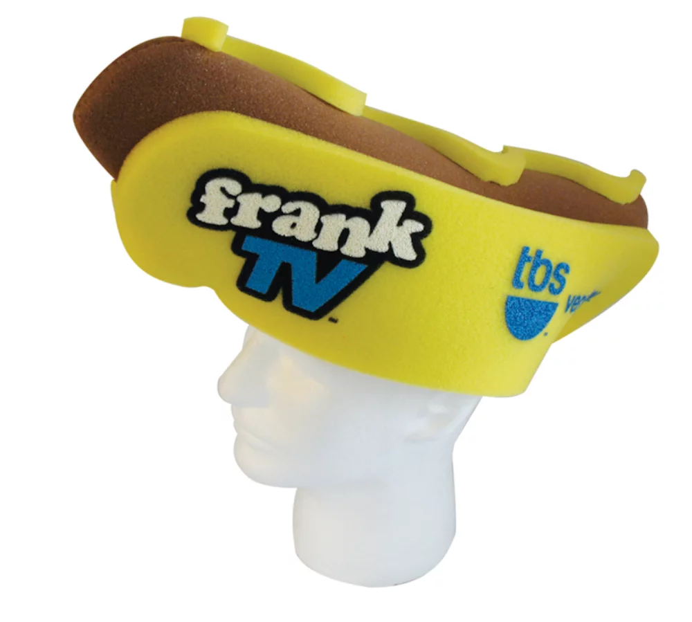 Chapeau hot dog en mousse