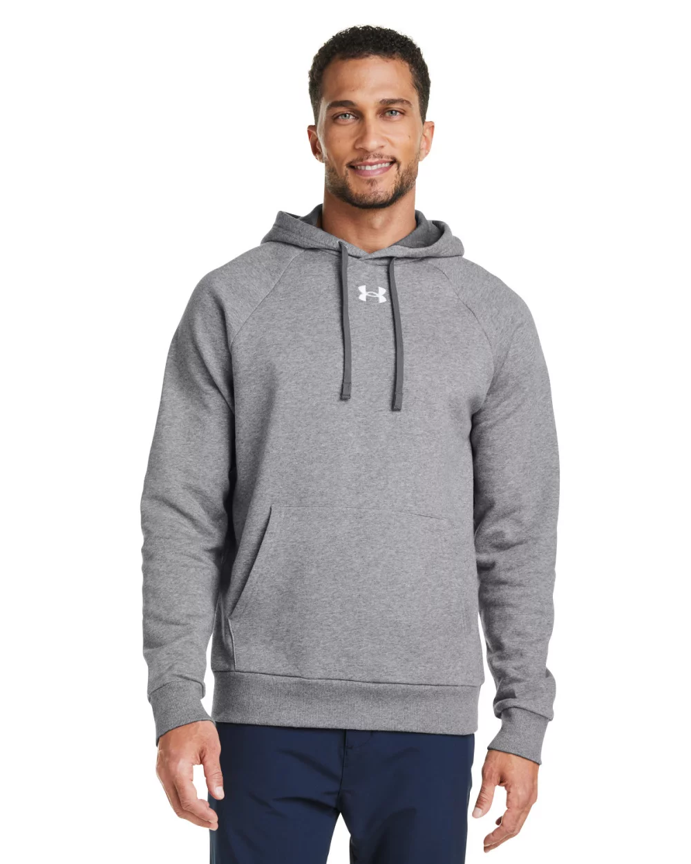UNDER ARMOUR Men's Rival Fleece Hooded Sweatshirt