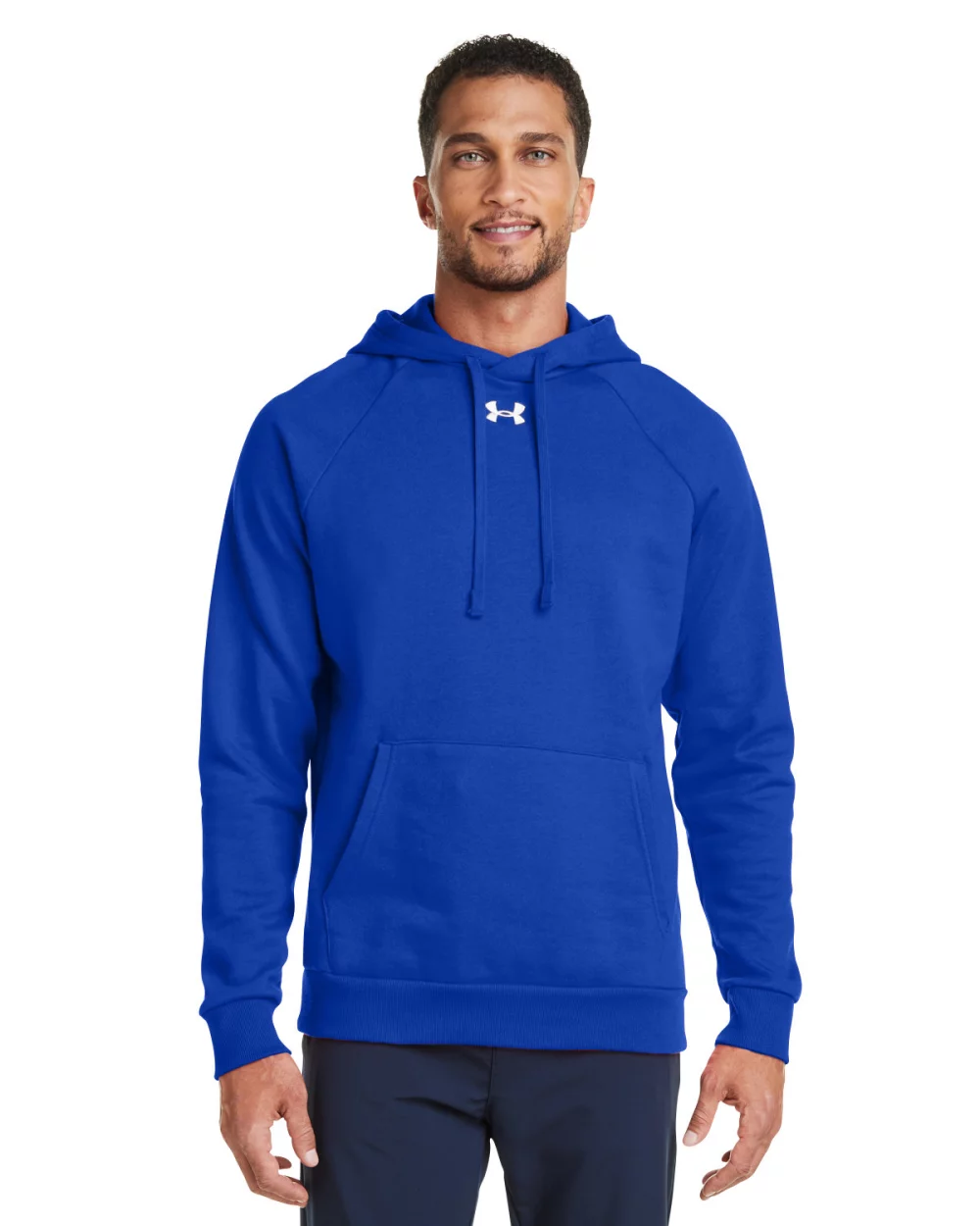 UNDER ARMOUR Men's Rival Fleece Hooded Sweatshirt