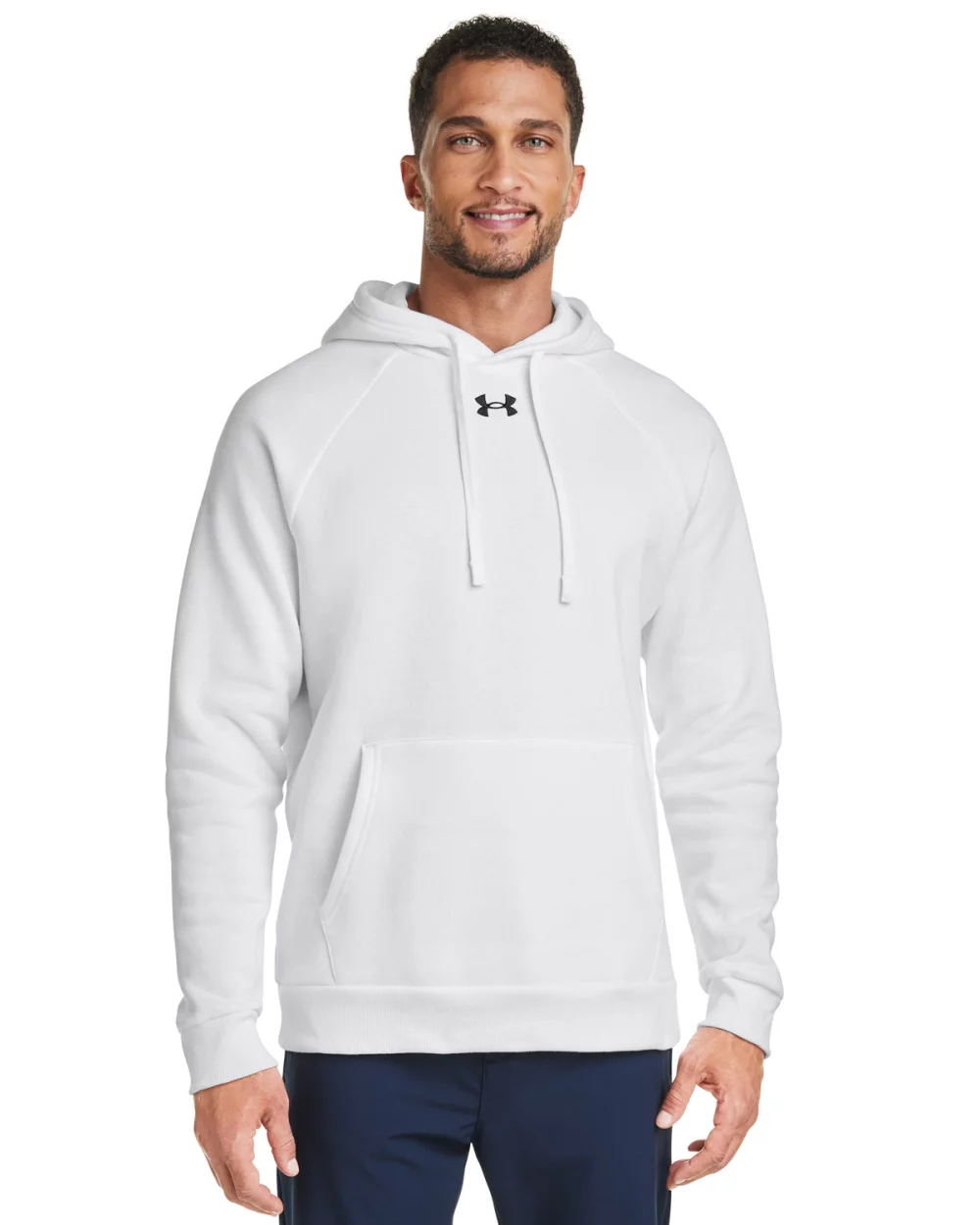 UNDER ARMOUR Men's Rival Fleece Hooded Sweatshirt