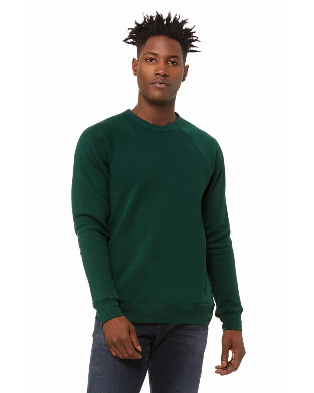 Sweatshirt unisexe à col rond en molleton éponge BELLA+CANVAS