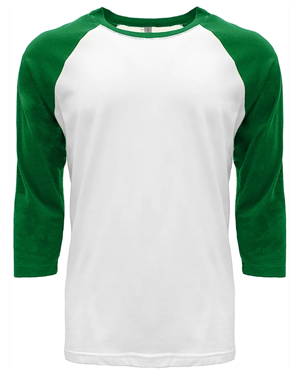 T-shirt de baseball à manches raglan trois-quarts en CVC unisexe de NEXT LEVEL APPAREL