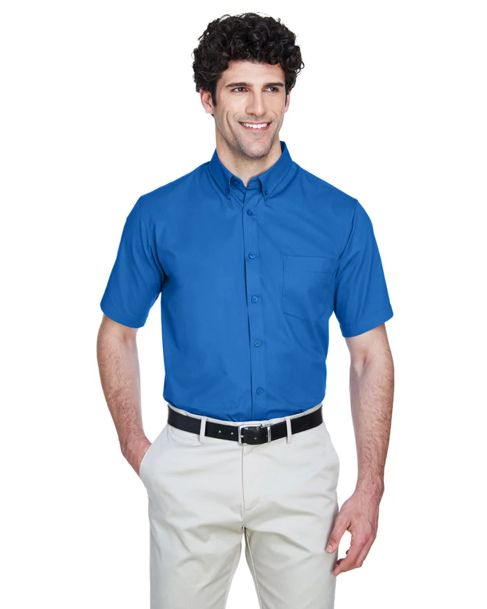 CORE 365 Men's Optimum Short-Sleeve Twill Shirt