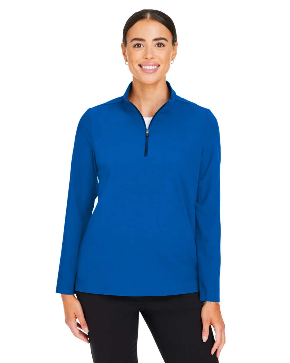 DEVON AND JONES CrownLux Performance® Ladies' Windsor Welded Quarter-Zip