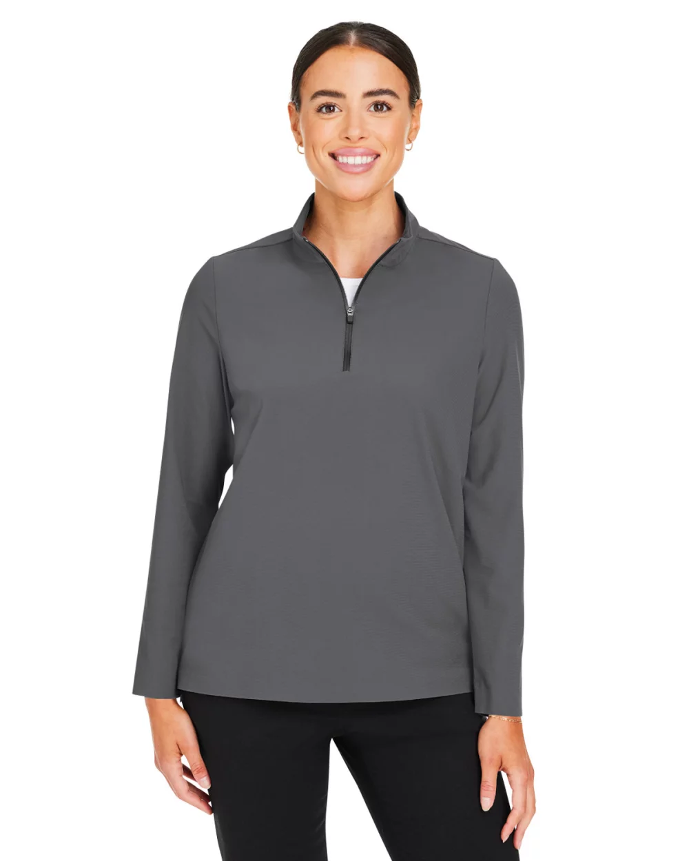 DEVON AND JONES CrownLux Performance® Ladies' Windsor Welded Quarter-Zip