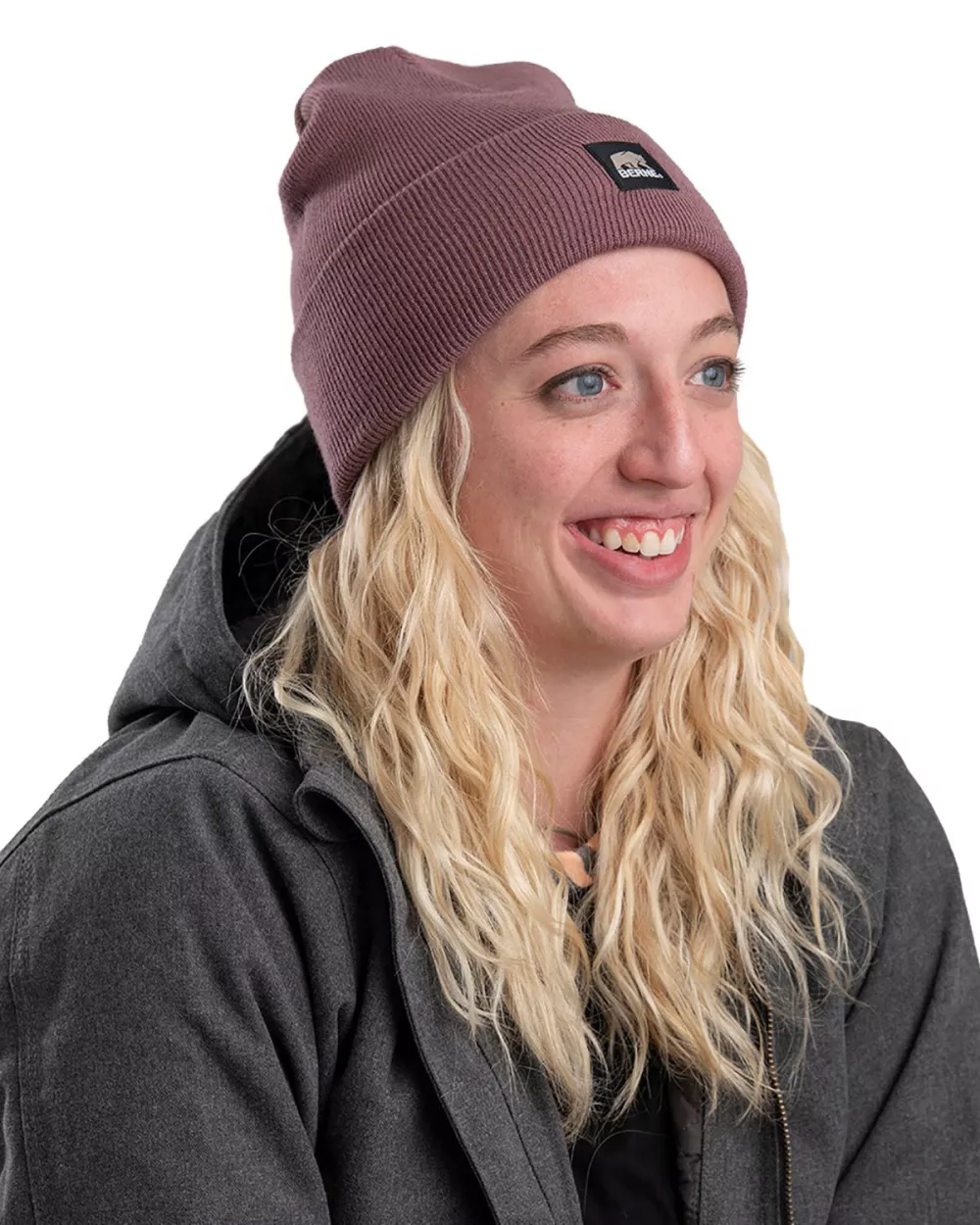 Bonnet à revers en tricot Heritage de Berne Apparel