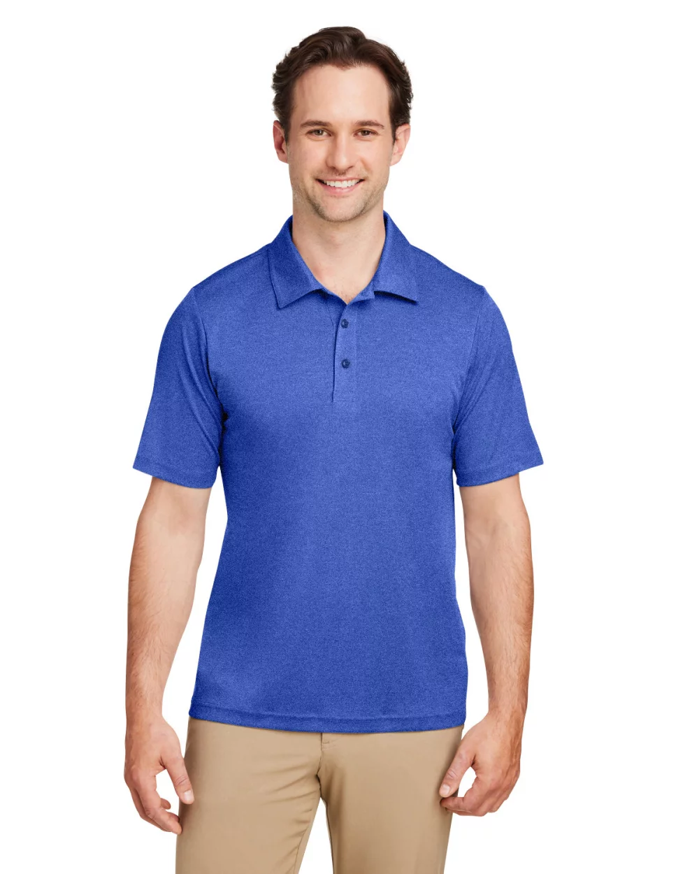 Polo de performance Team 365 Men's Zone Sonic Heather