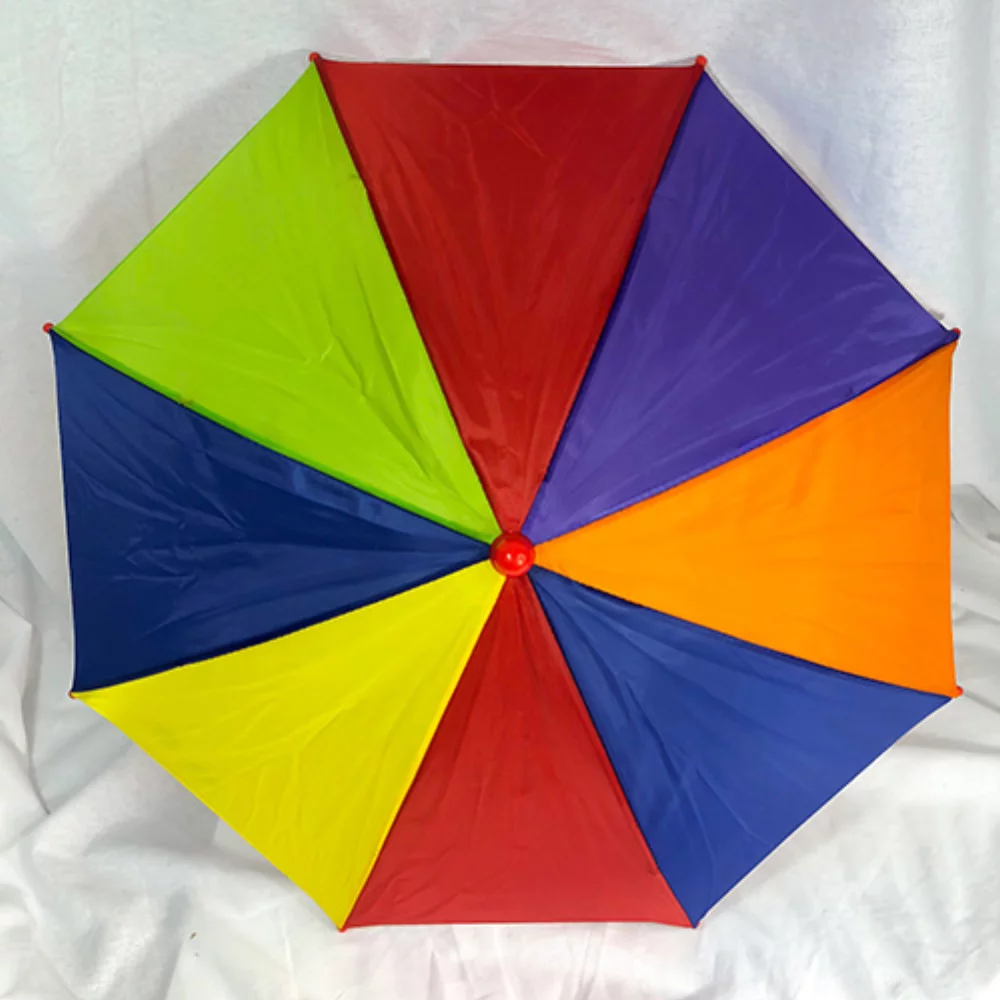 Chapeau-parapluie multicolore