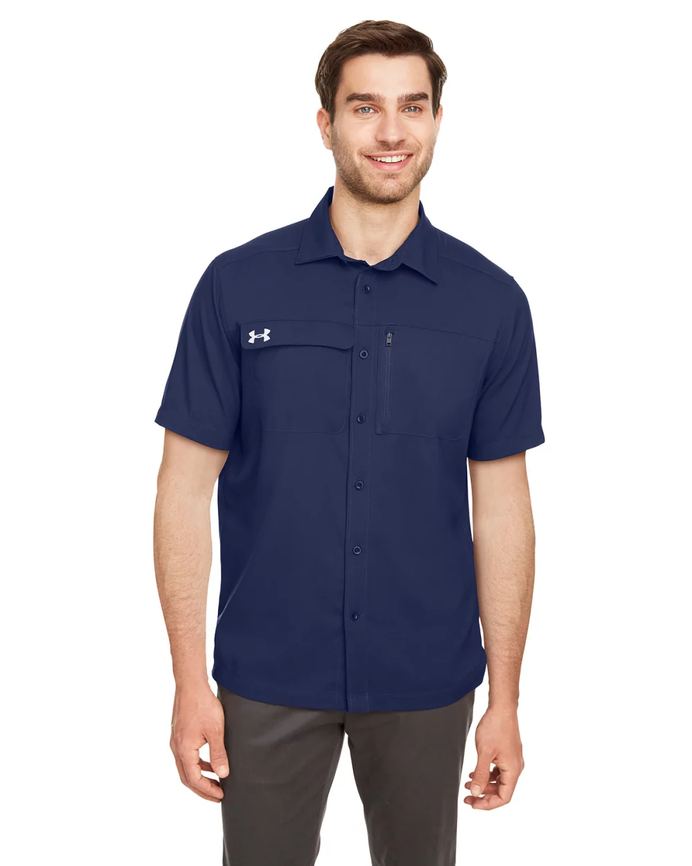 UNDER ARMOUR Men's Motivate Coach Woven Shirt