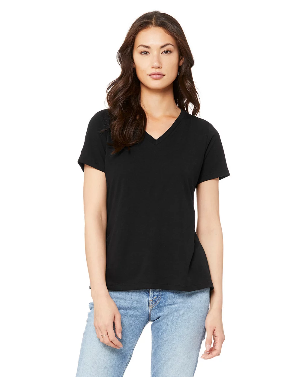 BELLA+CANVAS Ladies' Relaxed Triblend V-Neck T-Shirt