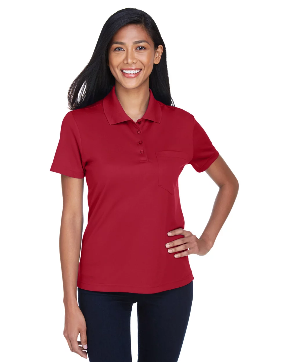 CORE 365 Ladies' Origin Performance Piqu? Polo with Pocket