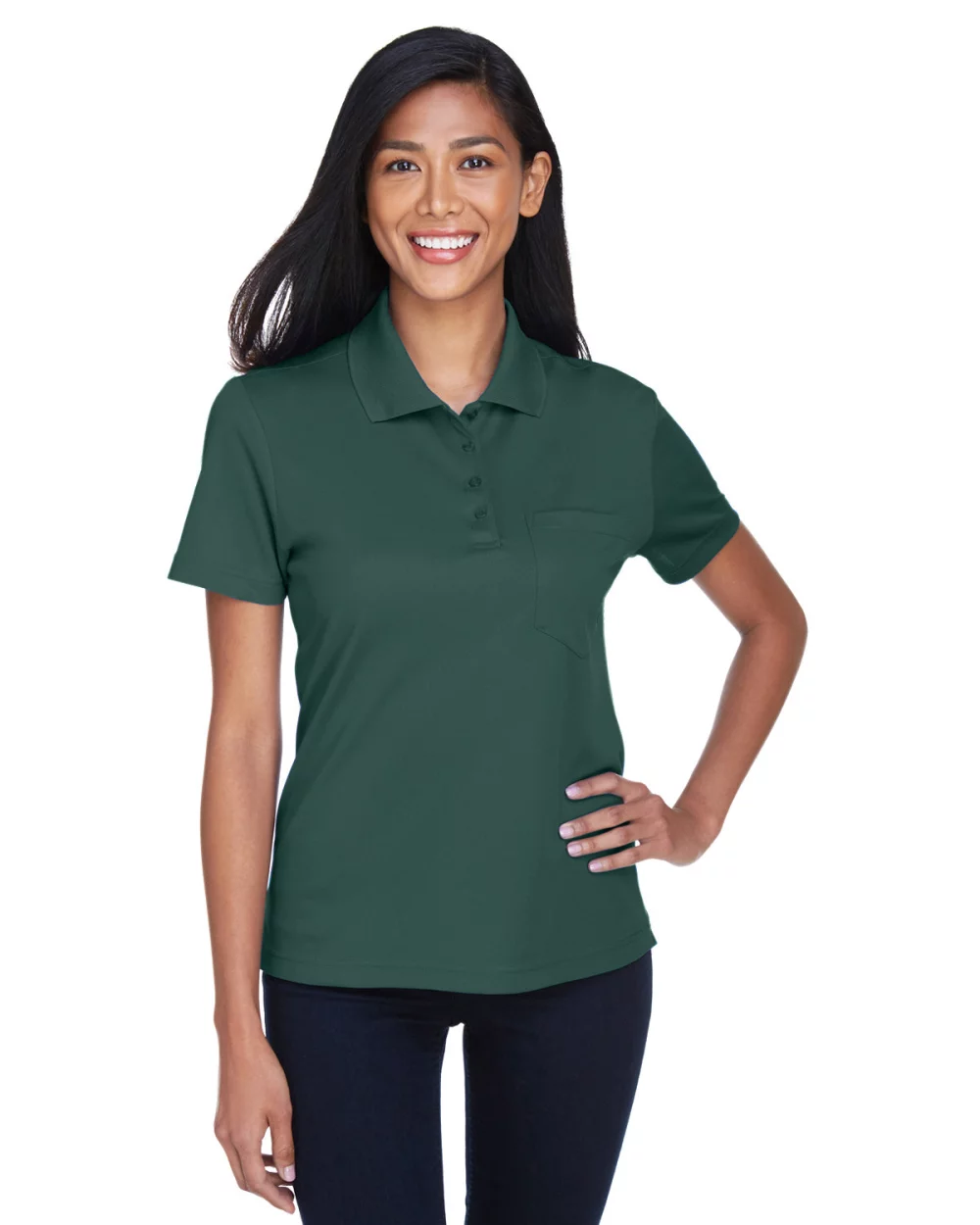 CORE 365 Ladies' Origin Performance Piqu? Polo with Pocket