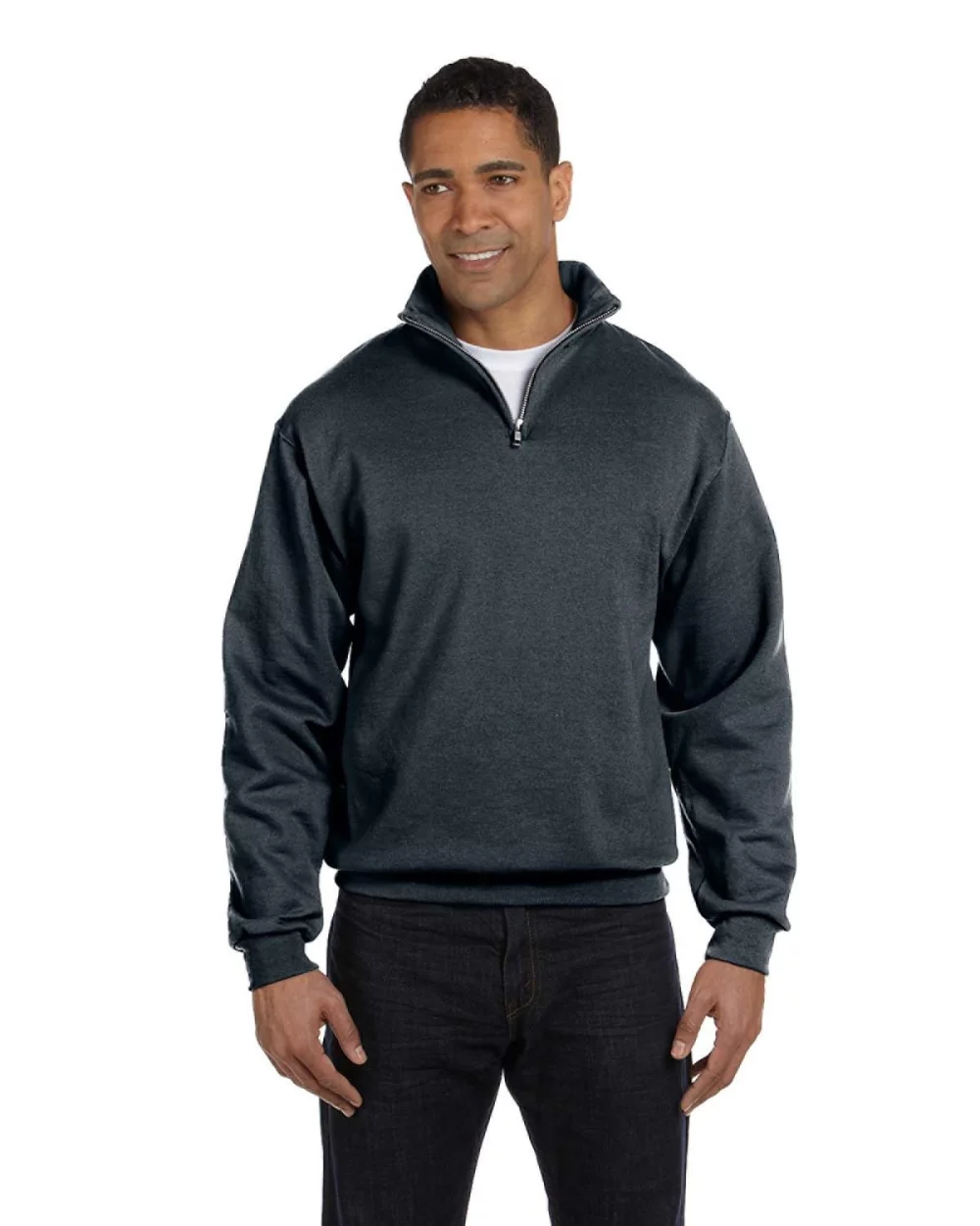 Sweatshirt à col montant quart de zip Jerzees Adult 8 oz. NuBlend®