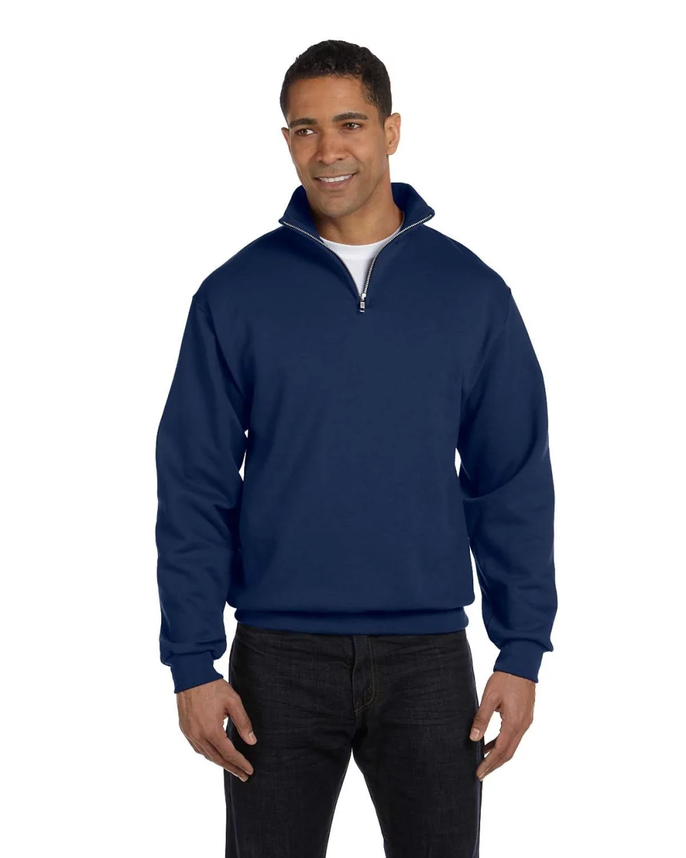 Sweatshirt à col montant quart de zip Jerzees Adult 8 oz. NuBlend®