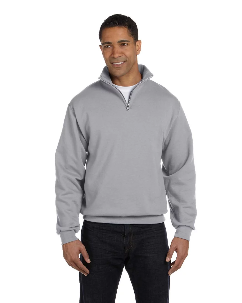 Sweatshirt à col montant quart de zip Jerzees Adult 8 oz. NuBlend®