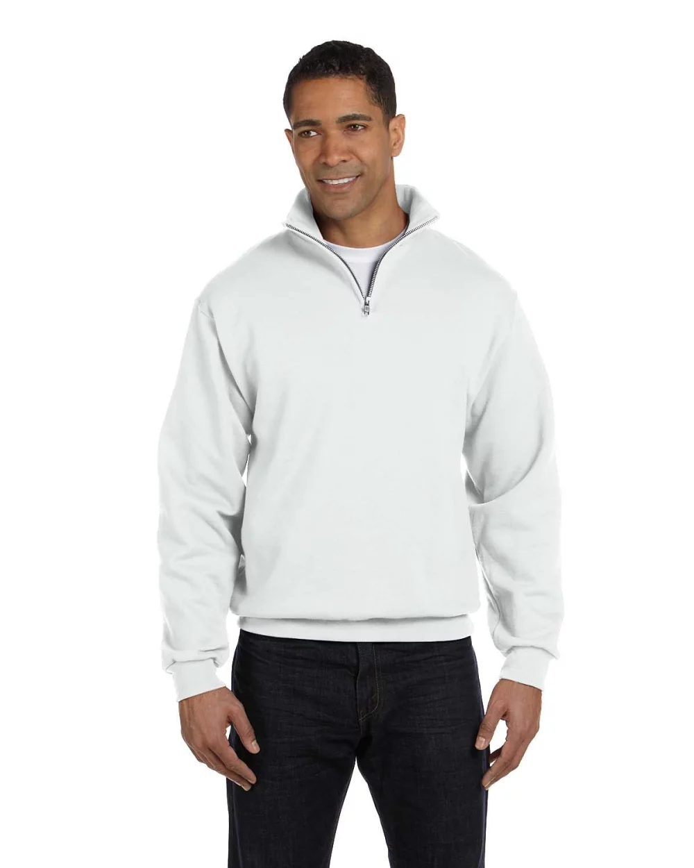 Sweatshirt à col montant quart de zip Jerzees Adult 8 oz. NuBlend®