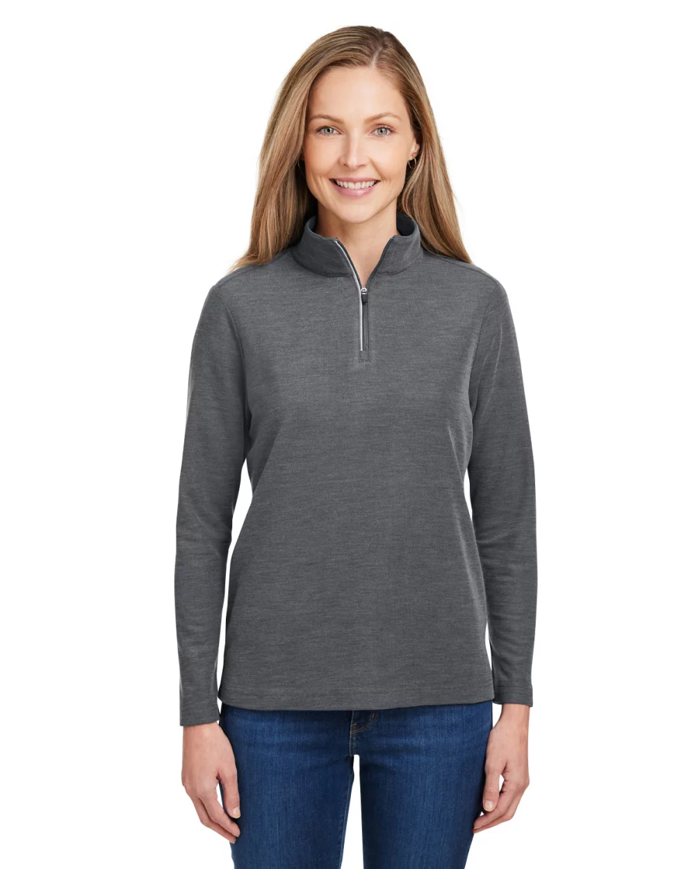 CORE 365 Ladies' Fusion ChromaSoft™ Pique Quarter-Zip