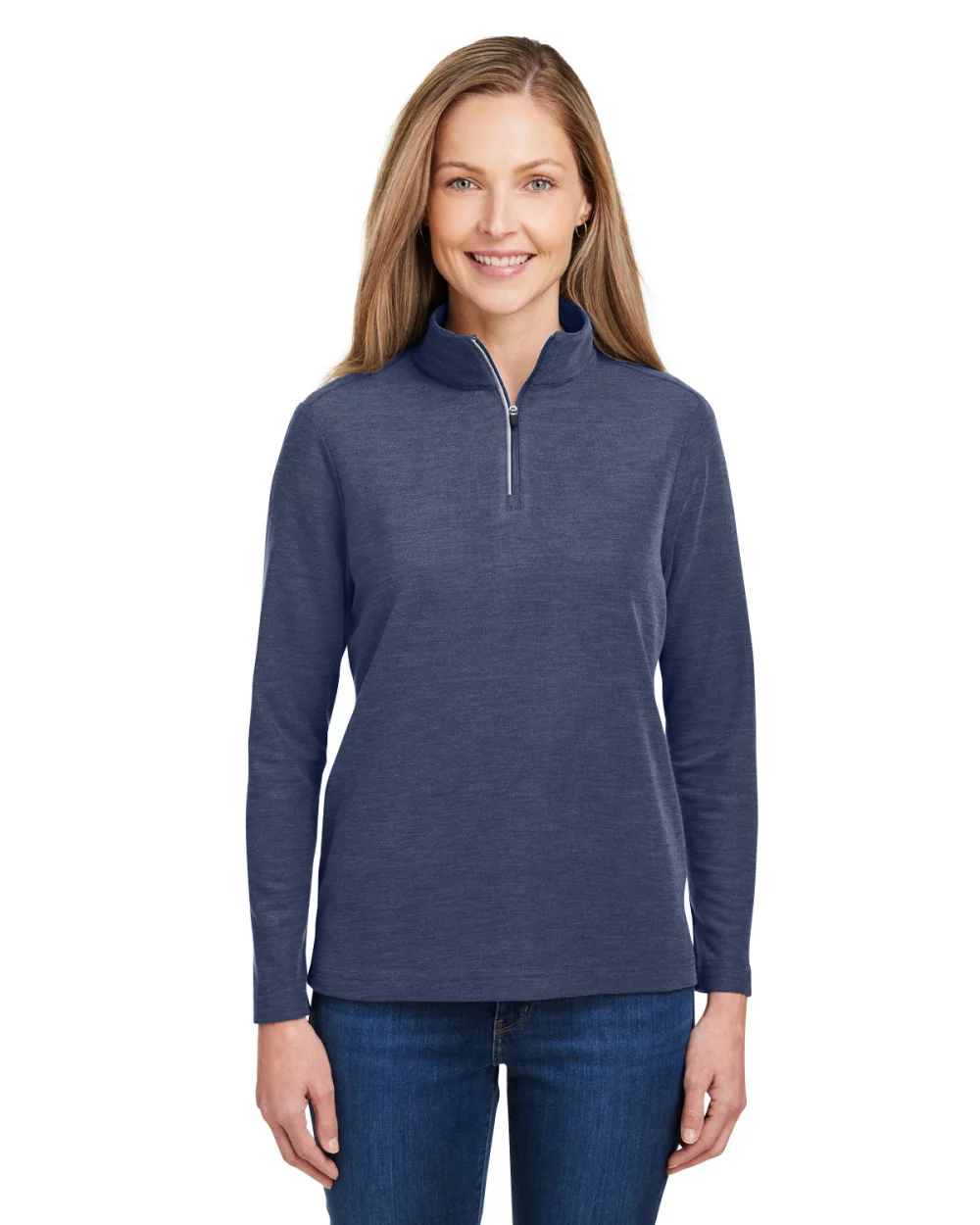 CORE 365 Ladies' Fusion ChromaSoft™ Pique Quarter-Zip