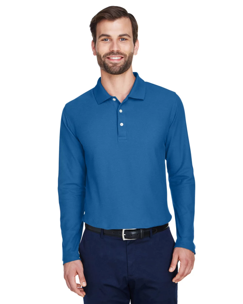 DEVON AND JONES Men's DRYTEC20™ Performance Long-Sleeve Polo