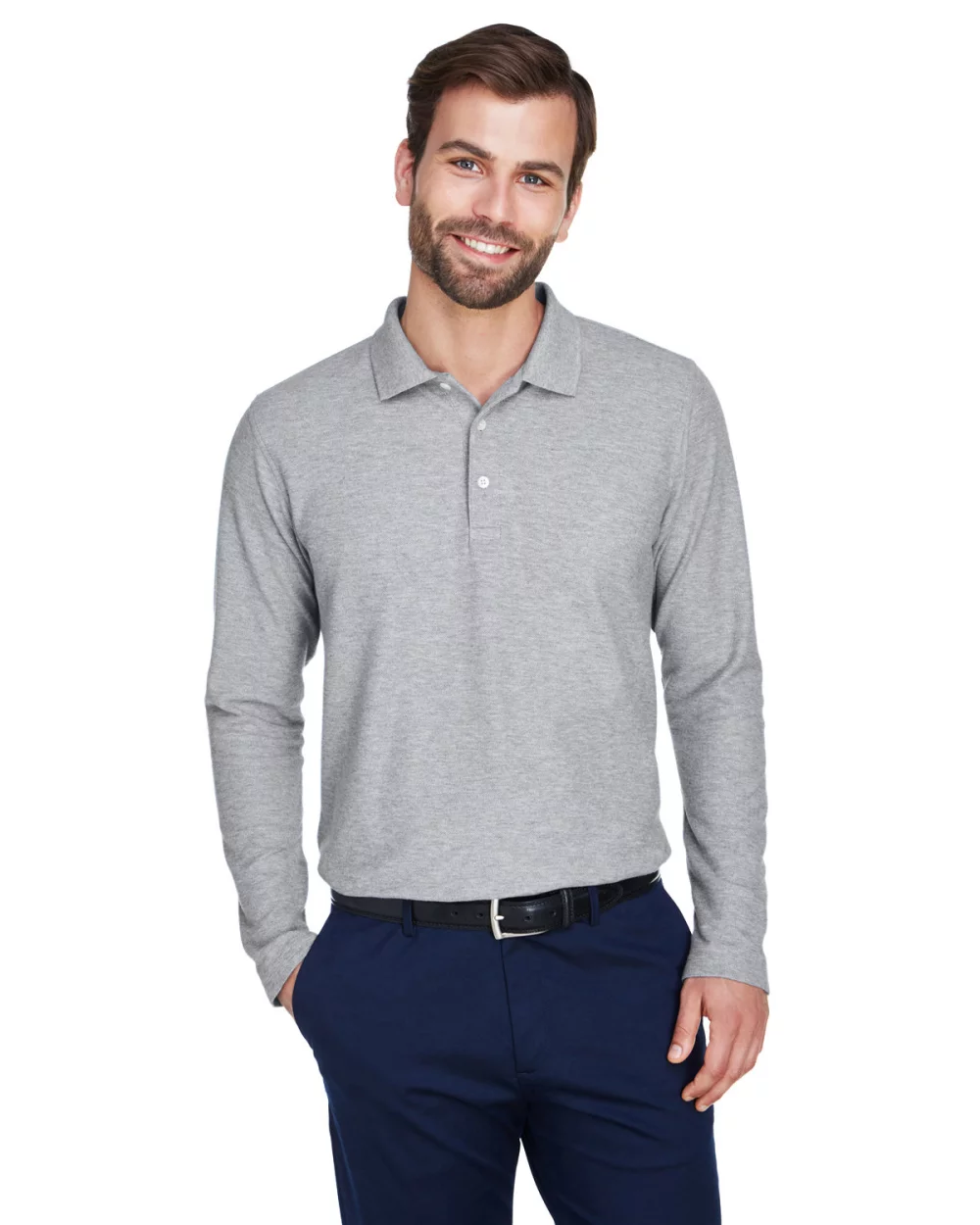 DEVON AND JONES Men's DRYTEC20™ Performance Long-Sleeve Polo