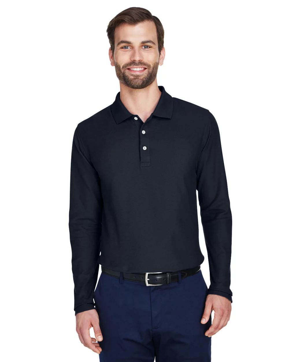 DEVON AND JONES Men's DRYTEC20™ Performance Long-Sleeve Polo