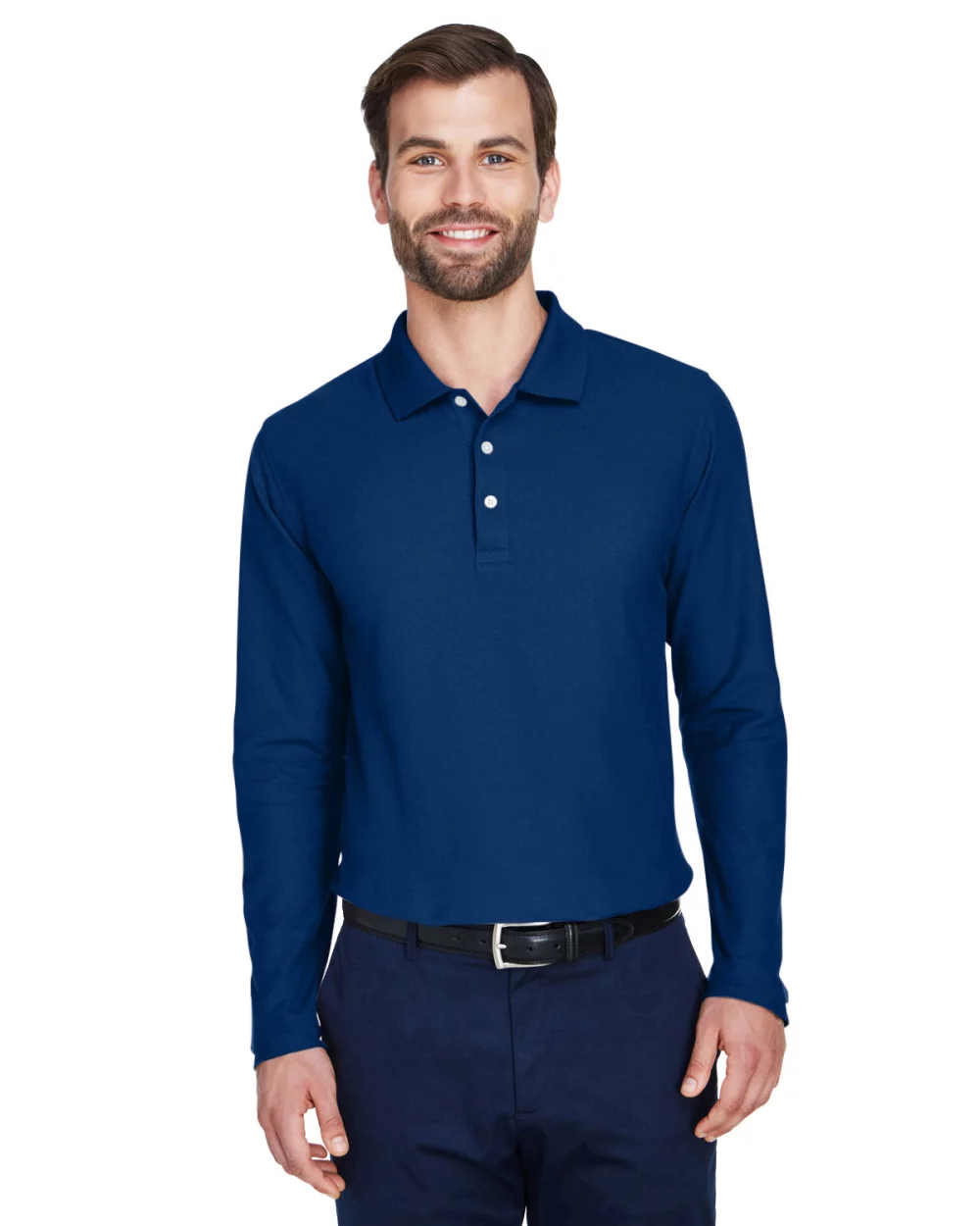 DEVON AND JONES Men's DRYTEC20™ Performance Long-Sleeve Polo