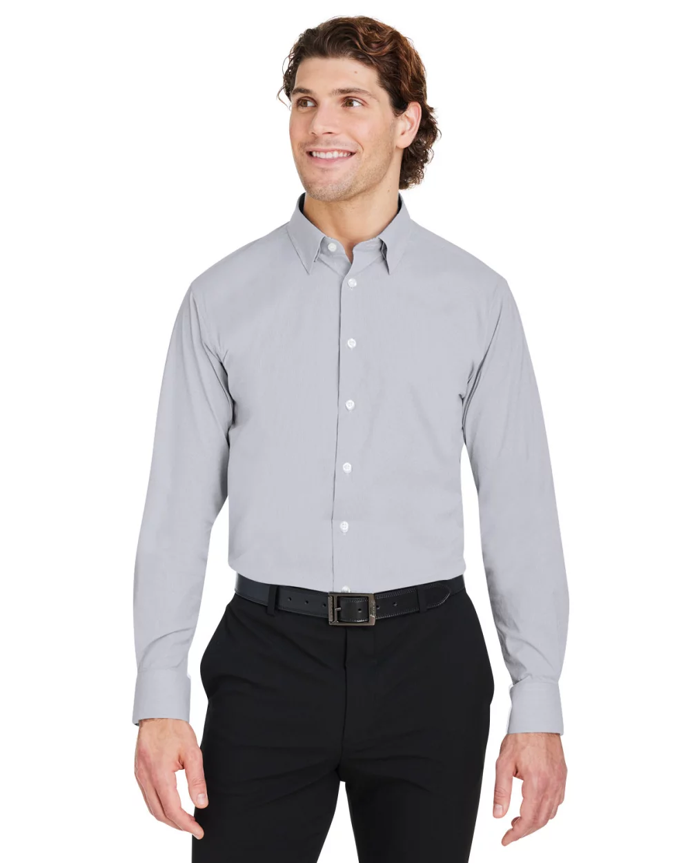 Chemise à micro-rayures pour hommes Devon and Jones CrownLux Performance®