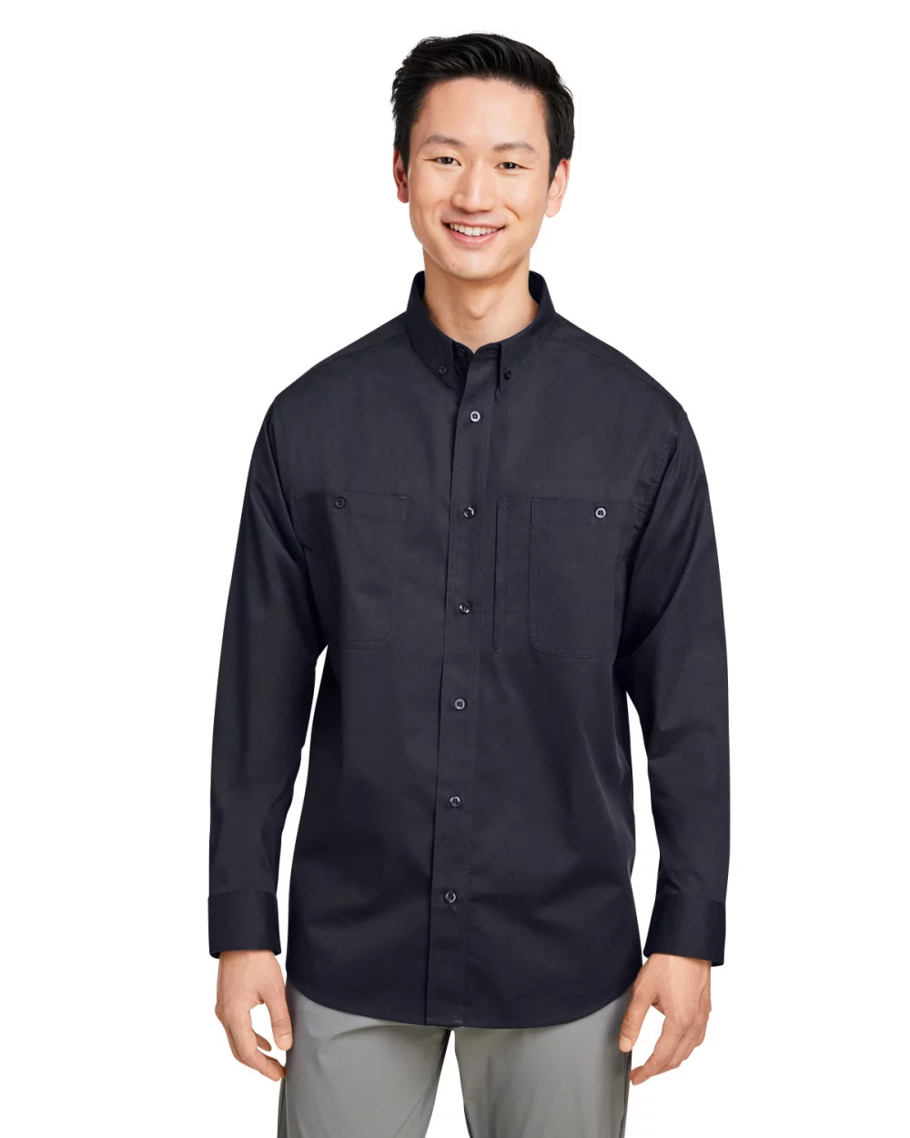 Chemise de travail à manches longues Advantage IL pour hommes de Harriton