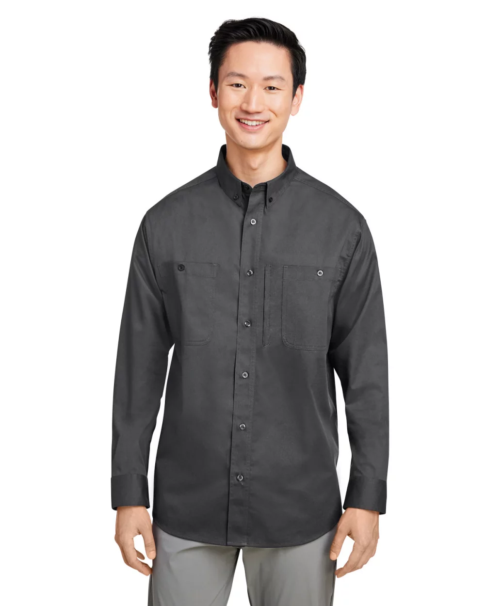Chemise de travail à manches longues Advantage IL pour hommes de Harriton