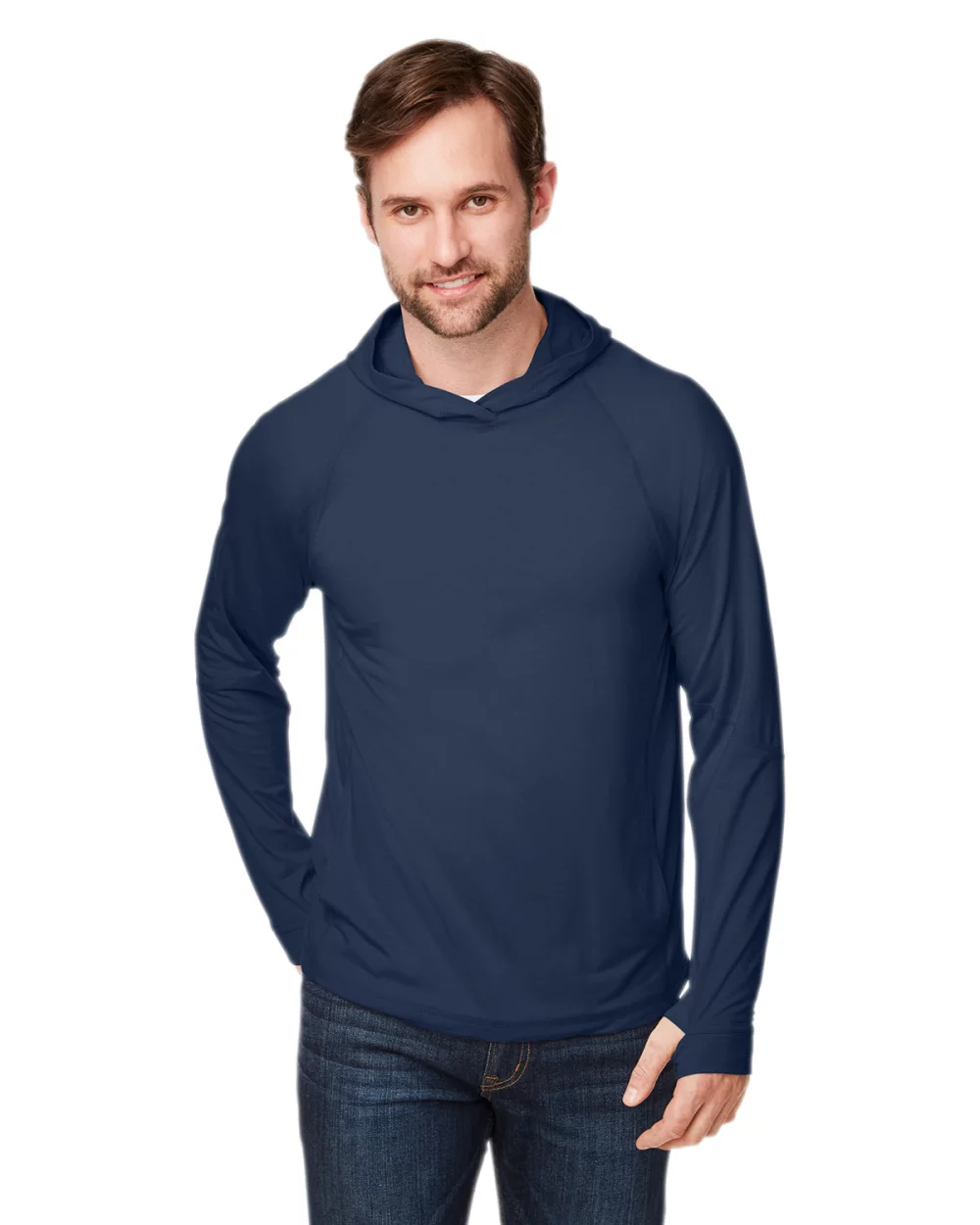 T-shirt à capuche unisexe NORTH END JAQ Stretch Performance