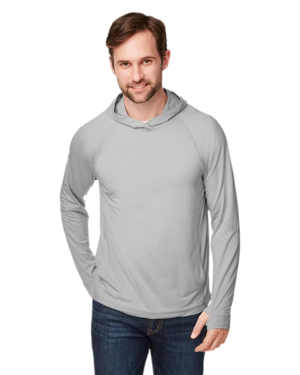 T-shirt à capuche unisexe NORTH END JAQ Stretch Performance