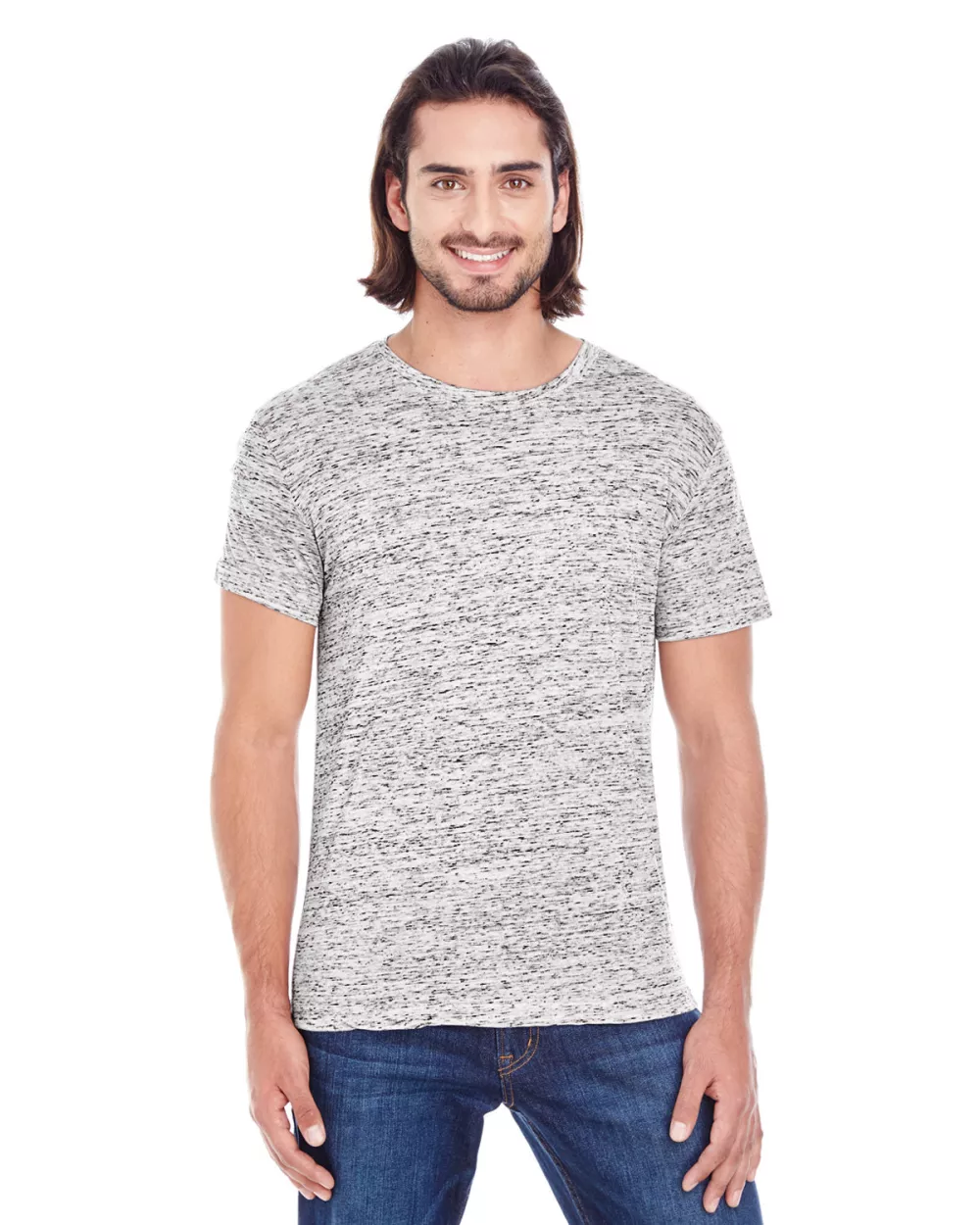 T-shirt à manches courtes en jersey Blizzard pour homme de THREADFAST