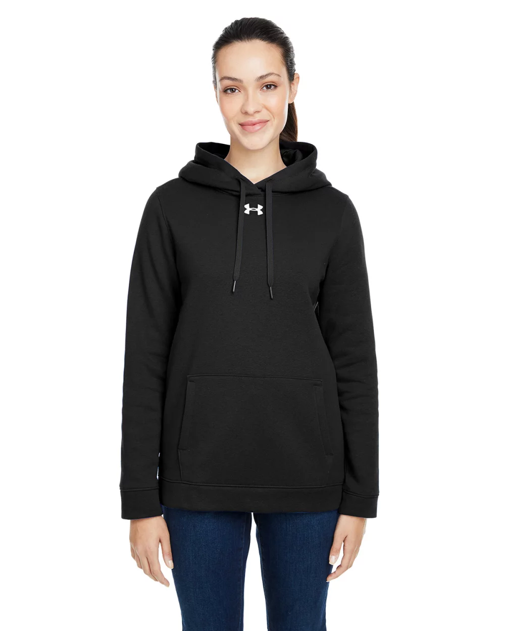 UNDER ARMOUR Ladies' Hustle Pullover Hooded Sweatshirt