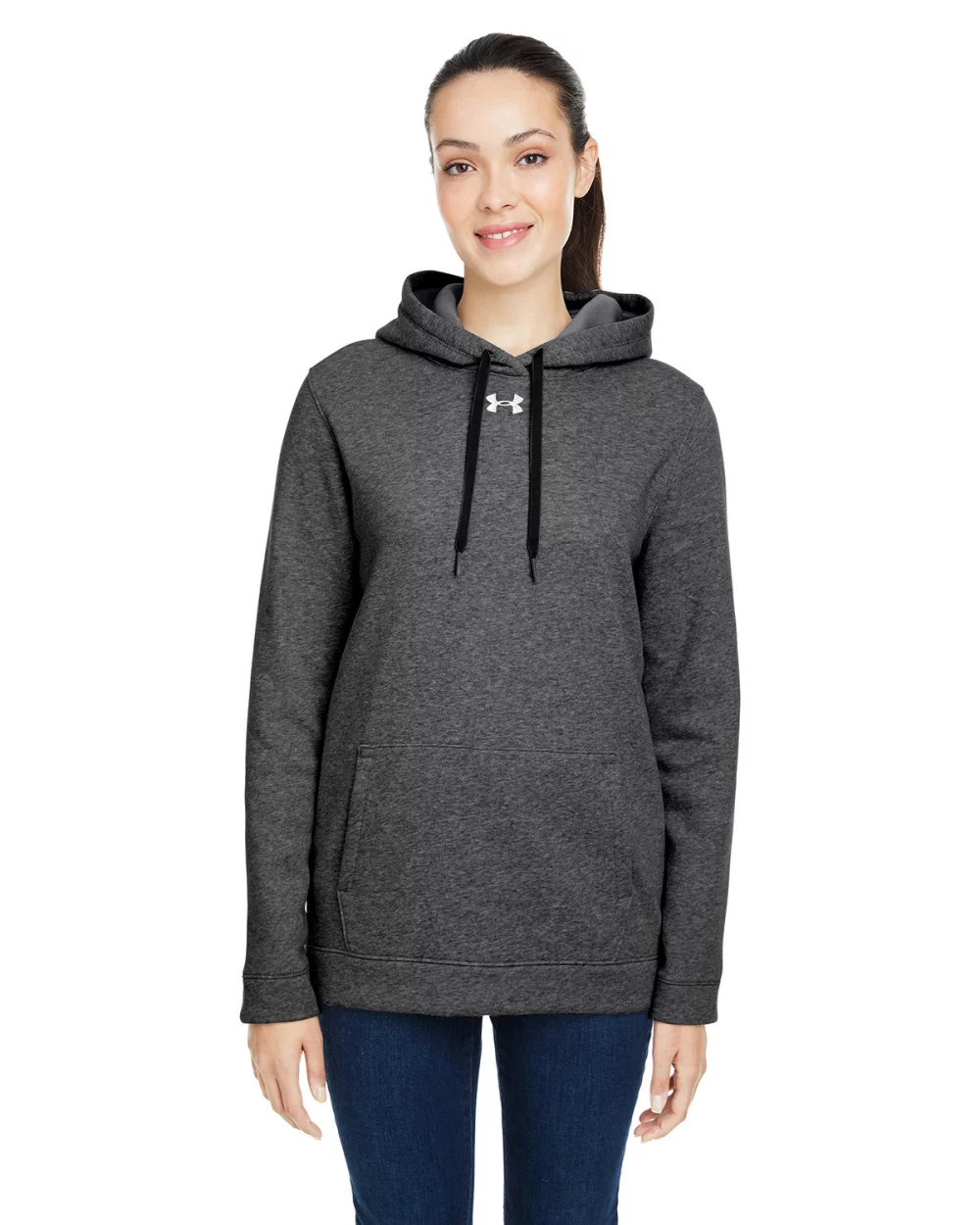 UNDER ARMOUR Ladies' Hustle Pullover Hooded Sweatshirt