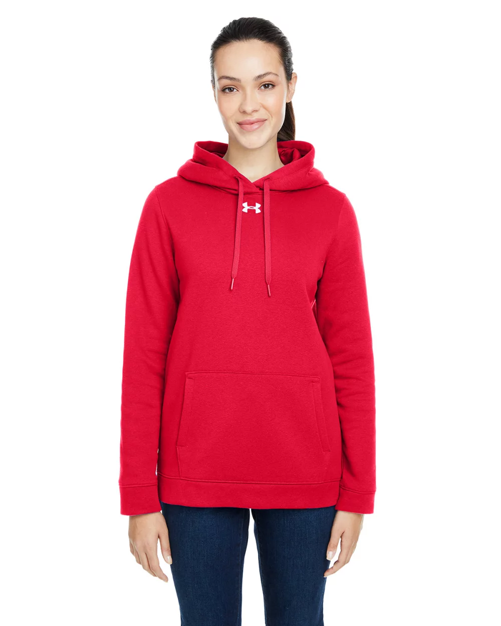 UNDER ARMOUR Ladies' Hustle Pullover Hooded Sweatshirt